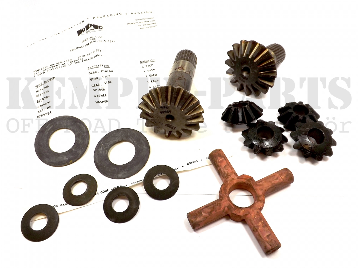 New Differential Oil Seal Repair Kit For Jeep M151 A1 Military Vehicle - USA Made