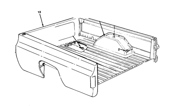 Chevrolet K30 Rückwand Ladefläche
